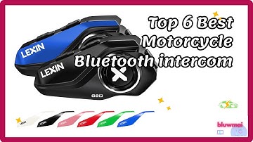 TOP 🏍️🎧 6 Best Motorcycle Bluetooth intercom HELMET Comunication System 🛵【Amazon/2024/GOOD】✅ Bikes
