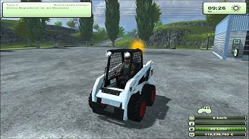 Bobcat S160 Skid Steer Loader v 1.0 LS 2013 Mod + Downloadlink