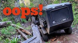 EXTREME! off road UTV camping, UTV overlanding, overland trailer, Off road camper