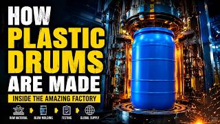 How Plastic Drums Are Made | Inside the Amazing Factory