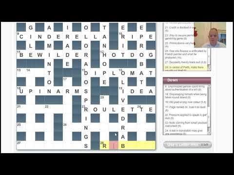 Live-Solve of the Telegraph crossword 11th Sept