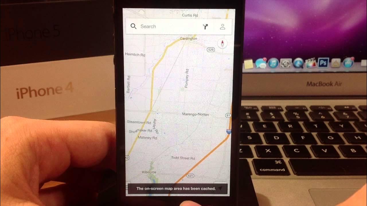How to save offline maps in Google Maps 2.0 for iPhone and iPad iPhone Hacks YouTube