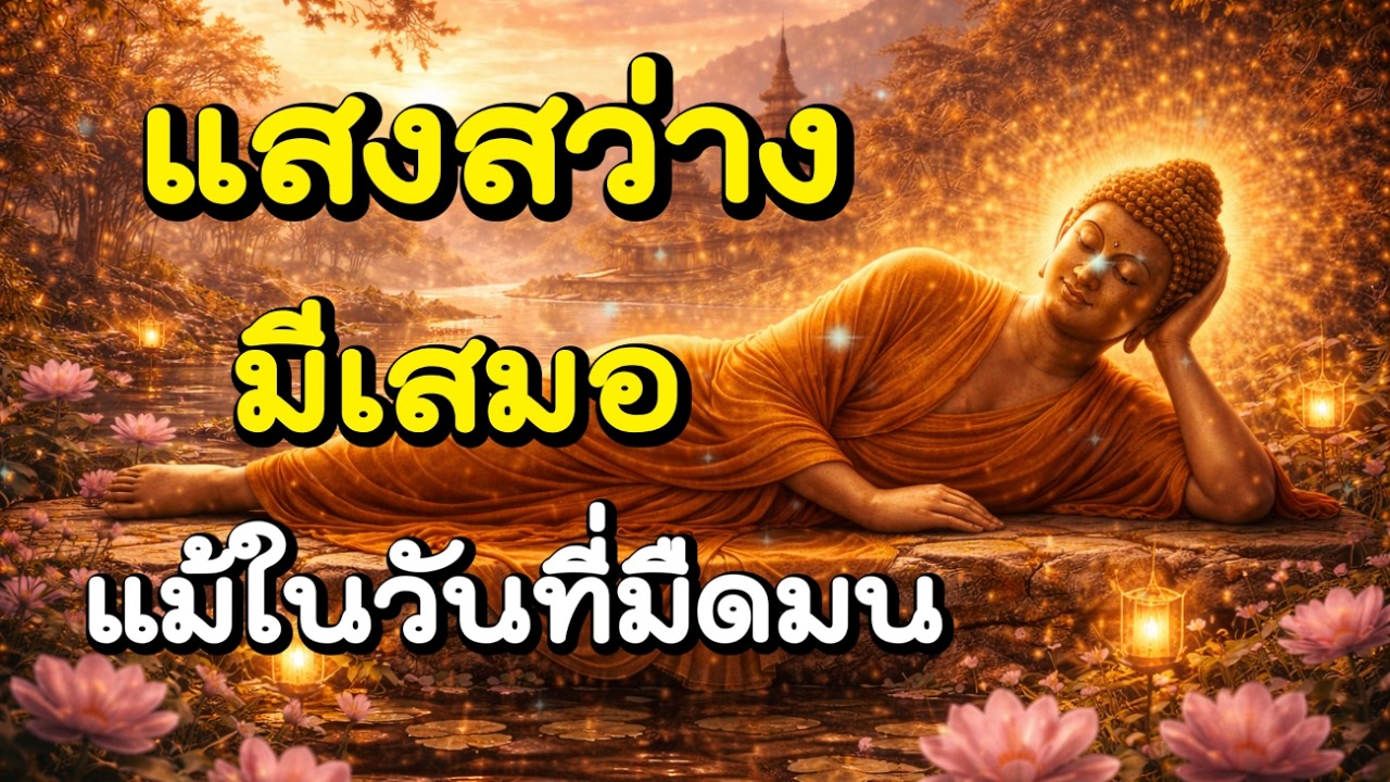 “แสงสว่างมีเสมอ แม้ในวันที่มืดมน” | ฟังธรรมก่อนนอน , ฟังธรรมสอนใจ | Ep.68