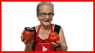 🍅Tomates en conserva ( Envasar tomate natural al baño maria )
