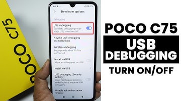 How to Turn ON USB Debugging In Poco C75 - Enable USB Debugging