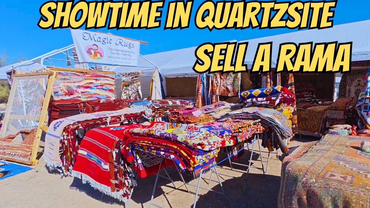 The Shows Begin: Tyson Wells Sell A Rama Quartzsite AZ