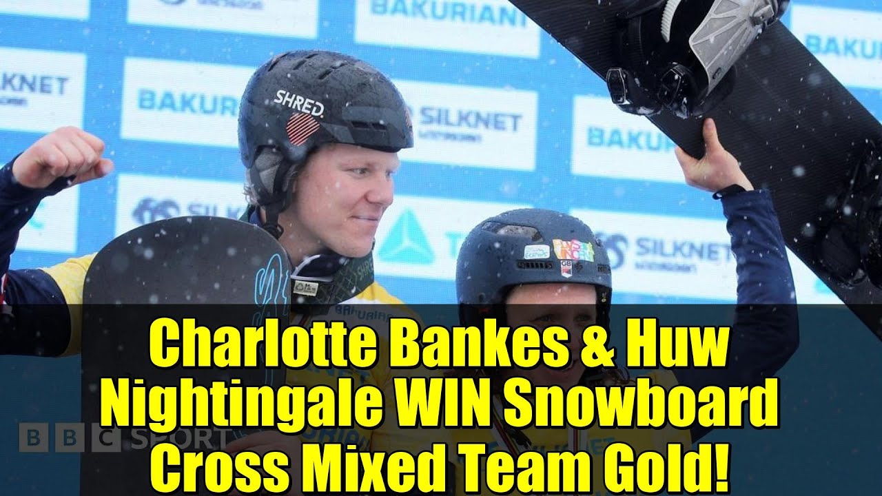 Charlotte Bankes & Huw Nightingale WIN Snowboard Cross Mixed Team Gold! | Cervinia World Cup