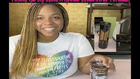 How to fix a messed up  (ruined) sublimated skinny tumbler with sublimation tape method and Cricut