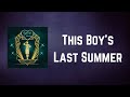 The Night Flight Orchestra - This Boy&#39;s Last Summer (Lyrics)