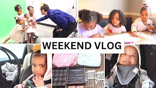 DAY IN THE LIFE WITH 3 KIDS AND A NEWBORN | STAY AT HOME MOM WEEKEND VLOG | CRISSY MARIE 2023