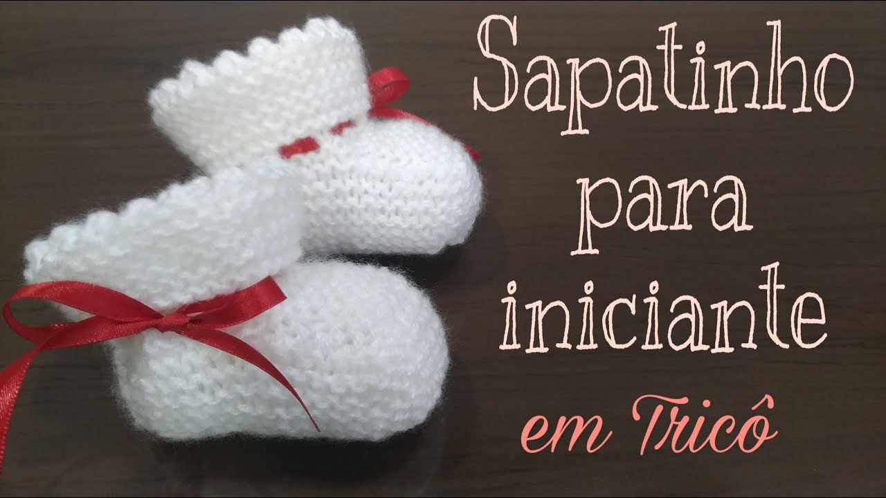 sapatinhos de trico facil