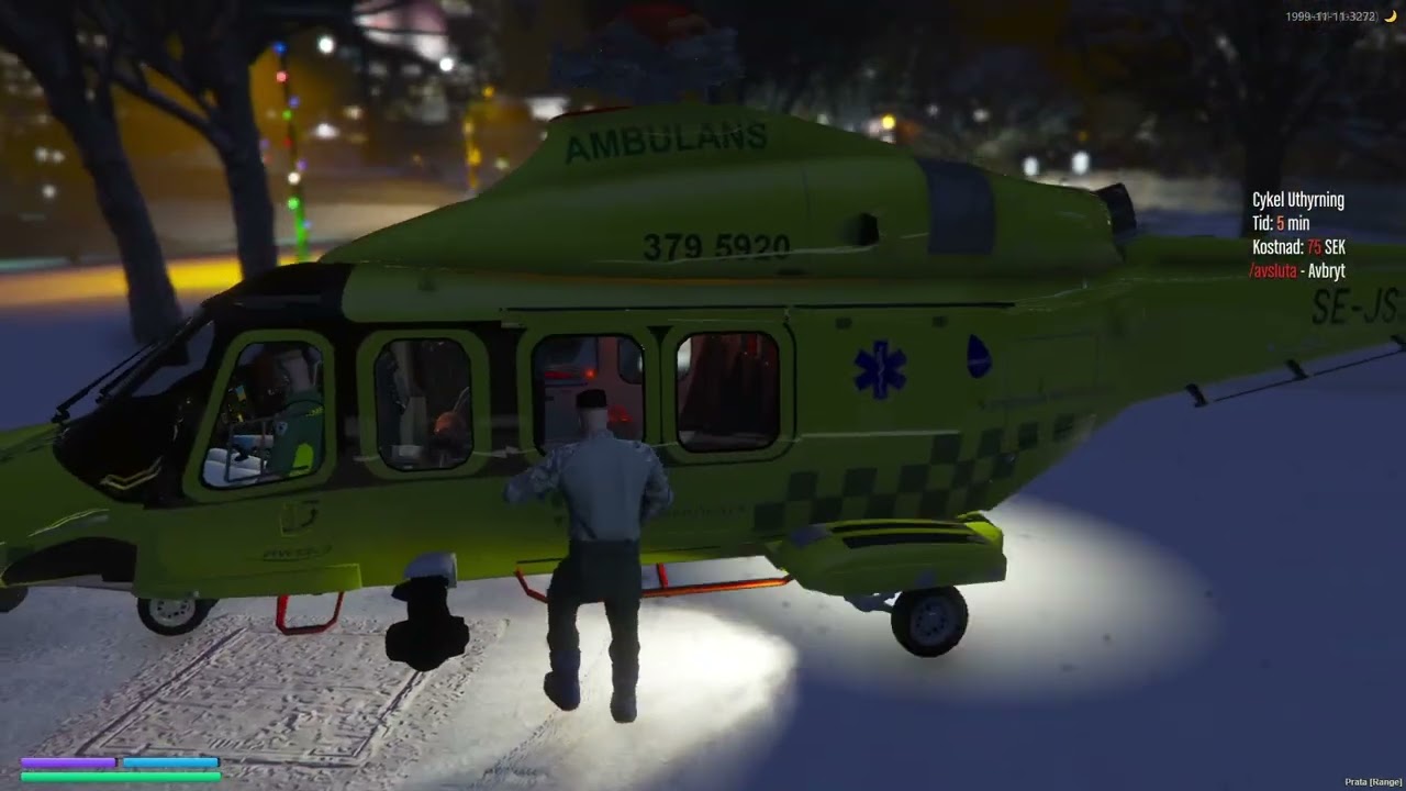 Ping kontrollerar oil på Unive Rullspel