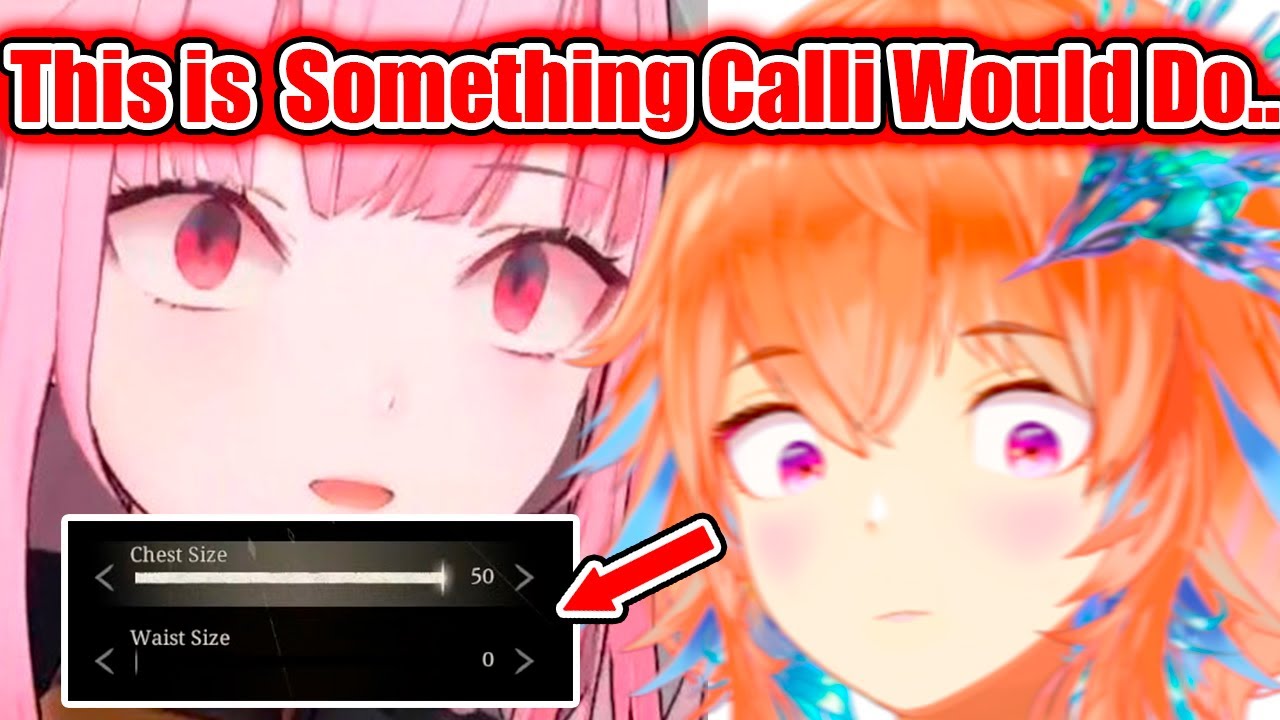 Kiara Calls Out Calli After Realizing You Can Make Characters Like This..【Hololive EN】