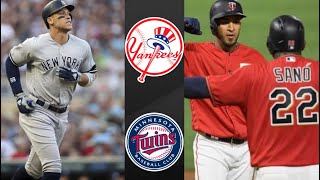 Yankees vs Twins Highlights (7\/23\/19) | Yankees win 14-12 (F\/10) | MLB Highlights