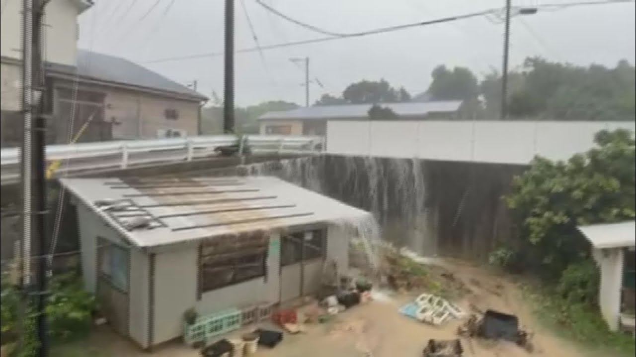 水かさがどんどん増えてくる」与論町で記録的短時間大雨情報 厳重警戒
