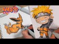 Как нарисовать Наруто и девятихвостого лиса | Naruto