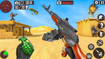 Gun Strike Fire - FPS Shooting Battle 3D _ Android GamePlay