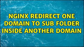 Nginx Redirect one domain to sub folder inside another domain