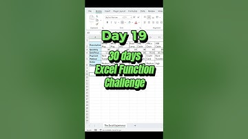 Day 19 of 30 days excel function challenge - TRANSPOSE🔥 #excelexperience