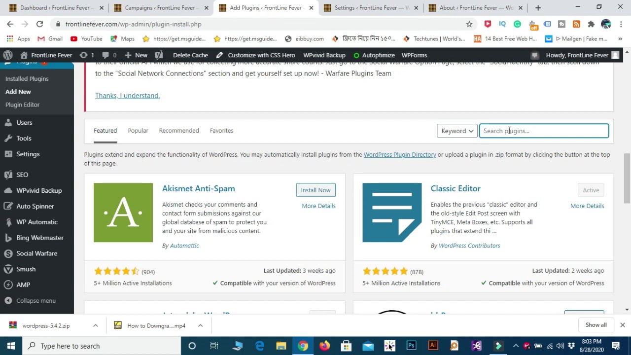 how to solve wp automatic plugin loading 'campaign option' problem ...