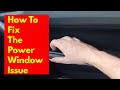 How to reset the power windows on a Ford Ranger, Mazda BT 50, Ford Ranger Raptor, Wildtrak DIY