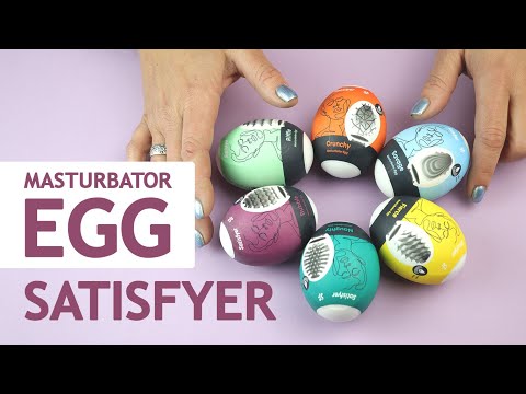 SATISFYER: Egg Masturbator - самосмазывающиеся мастурбаторы яйца, мини маструбатор одноразовый
