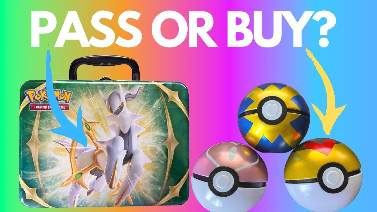 NEW POKEBALL TINS AND ARCEUS COLLECTORS CHEST *POKEMON CARDS OPENING SPRING 2022*