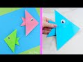 Super simple origami fish  origami for kids yt