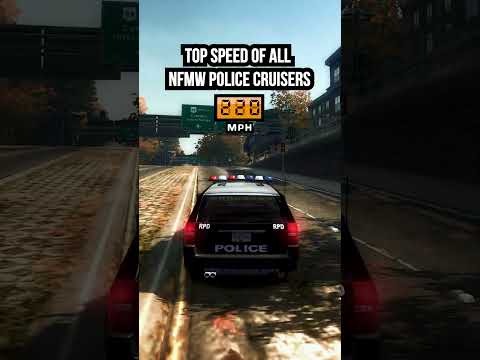 What's the FASTEST Police Cruiser in Need for Speed Most Wanted?