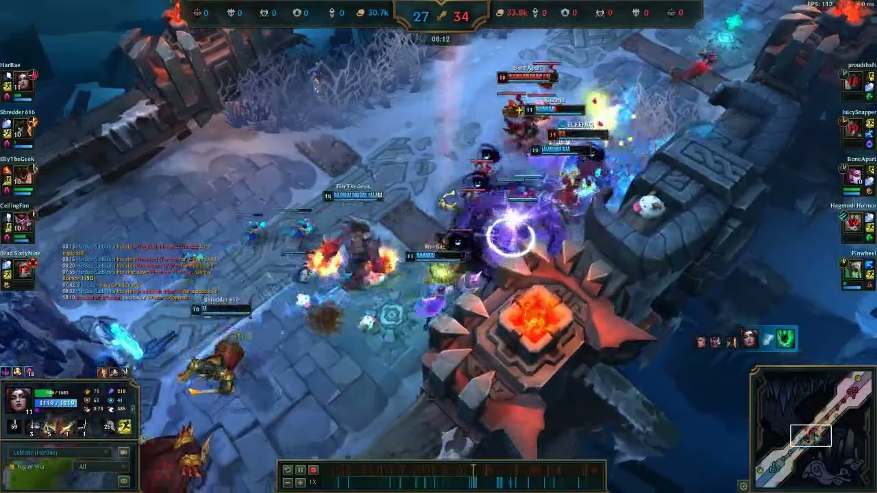 Leblanc penta in aram