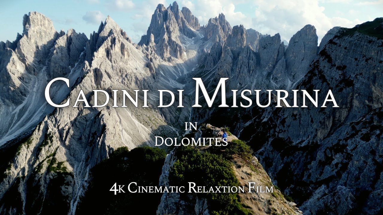 [4K]  Cadini di Misurina, dolomites, italy l The best view spot in the Dolomites l 카디니 디 미주리나, 돌로미티
