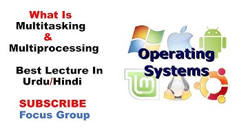 Multitasking & Multiprocessing Operating System | Computer Science| Lecture in Urdu/Hindi