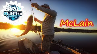 Beautiful Sunset Fishing on Mclain Lake, WI