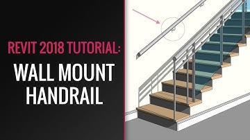 Revit Tutorial: How to Create Wall Mount Handrail in Revit
