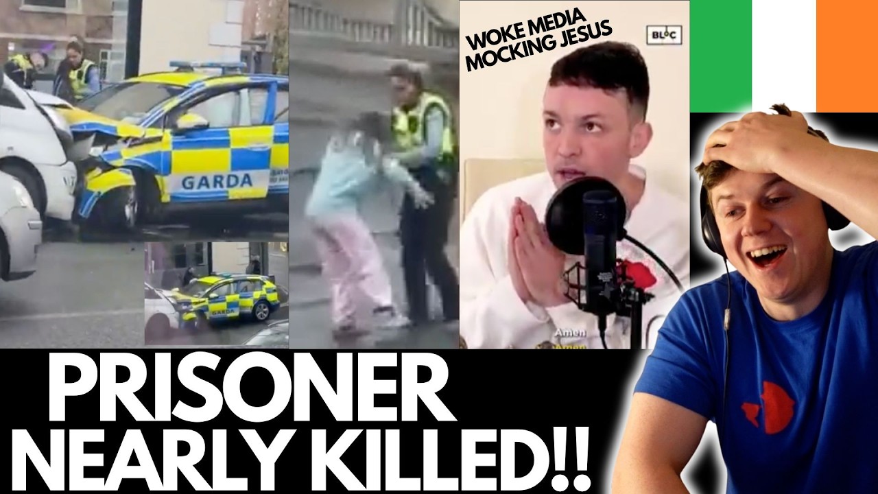 DUBLIN - Garda Car CRASHES With Prisoner In The Back - YouTube