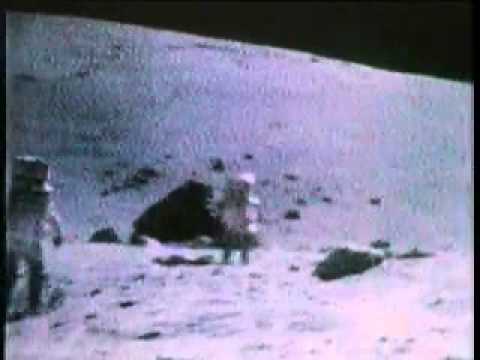 Apollo 17 astronauts singing on the moon