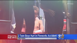 2 Teens Hurt In Fireworks Accident