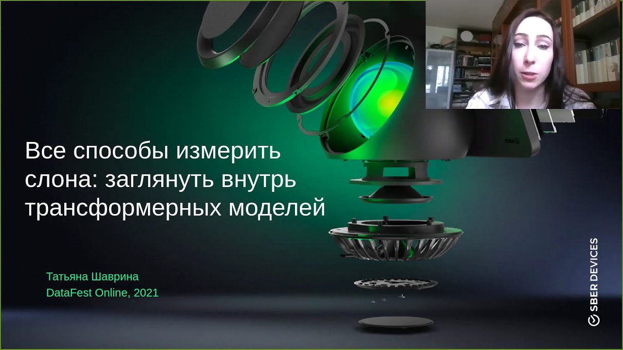 Татьяна Шаврина: Все способы измерить слона - заглянуть внутрь трансформерных моделей