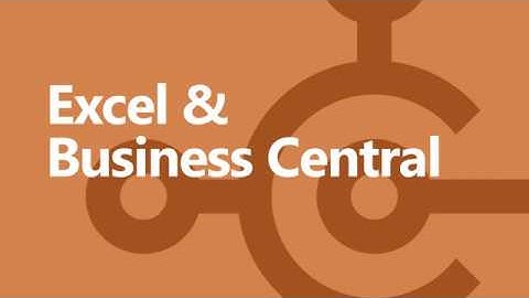 Business Central - Edit in Excel