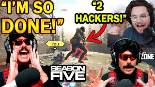 DrDisrespect & Zlaner Face TWO HACKERS in Season 5 Warzone & RAGE QUIT