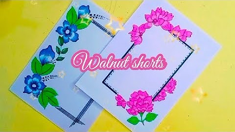 Assignment Front Page Design/Border Designs/Project Work Designs /Project Design/Portfolio Design