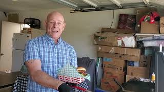 Meet Jeff's Smash Burgers  in Brentwood, CA, 94513, serving up delicious food out of his garage!