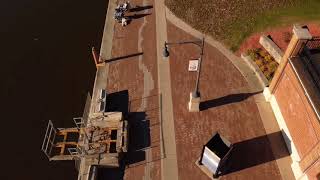 Waterford NY - Peebles Island and lock 2 on the Erie Canal Nov 2021.