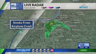 Smoke from Louisville UPS plane crash caught on weather radar