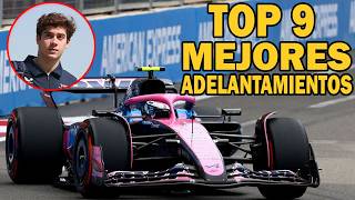 Top 9 Adelantamientos Más Grandiosos De Franco Colapinto - Movidas Épicas Vs Alonso Y Hamilton