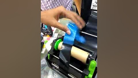 Barcode Printer Setting of Roll and Ribbon By Zamik Infotech Part 3
