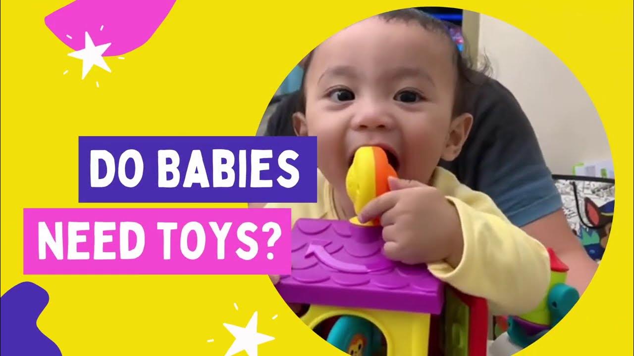 BABY TOYS VS RANDOM THINGS TEST (10 Month Old Baby) Rhon & Pinchy