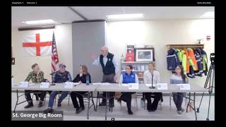 Jackson Memorial Library's Candidates' Night, St. George Maine