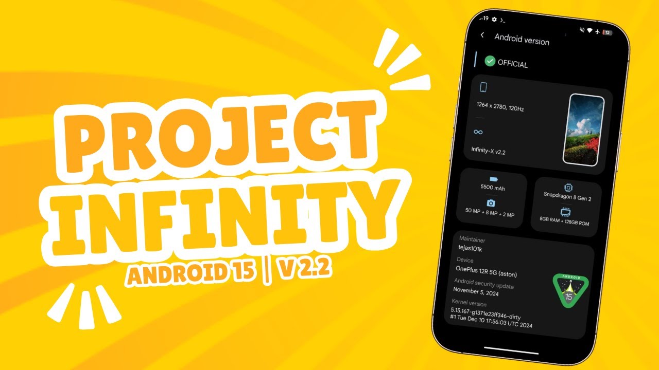 BAHAS DAN REVIEW CUSTOM ROM PROJECT INFINITY X V.2.2 - MASIH DI ANDROID ...