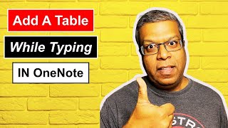 Celebrity ONENOTE: Quickly Add Tables While Typing in Notes Wealth